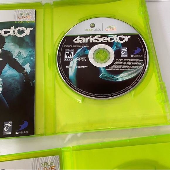 Video Game Lot of 4 Xbox 360 DMC Dishonored Dark Sector Assassins Creed Works - Picture 8 of 8